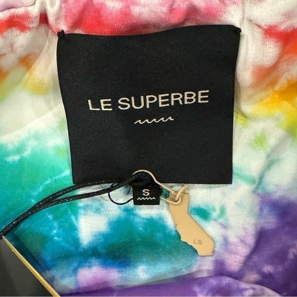 Le Superbe Two Timer Reversible MIDI Skirt Tie Dye & Amethyst Size Small NWT - Picture 5 of 10